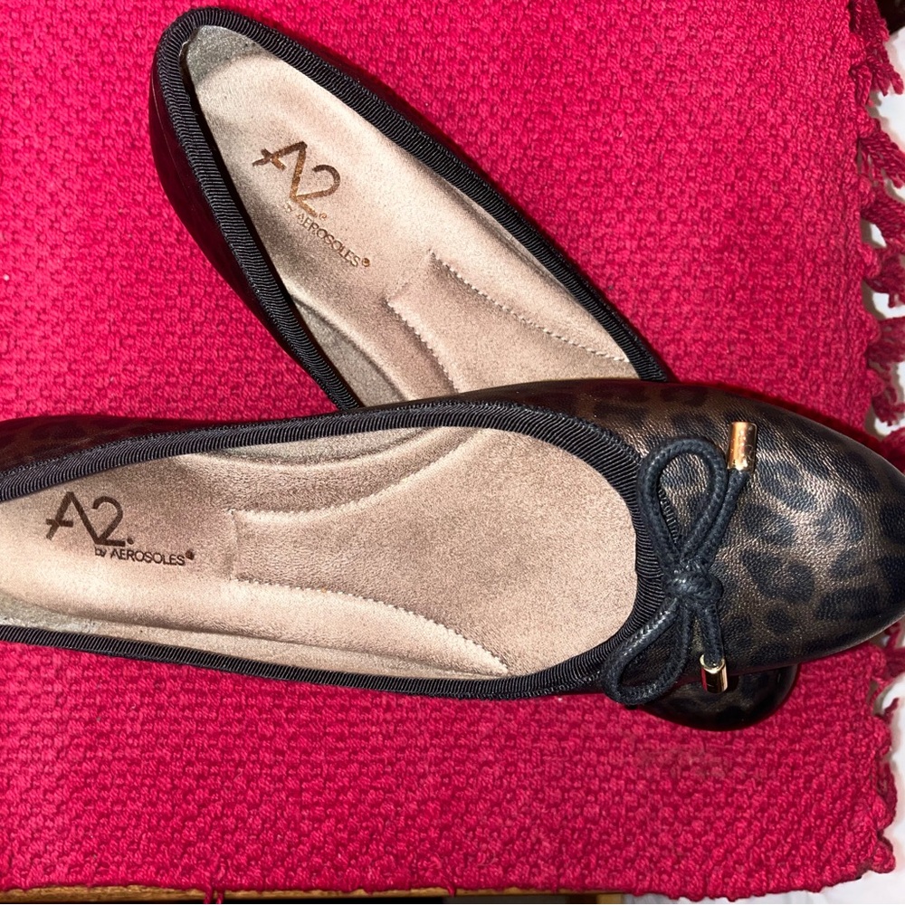 Leopard Print Flats - Picture 2 of 6